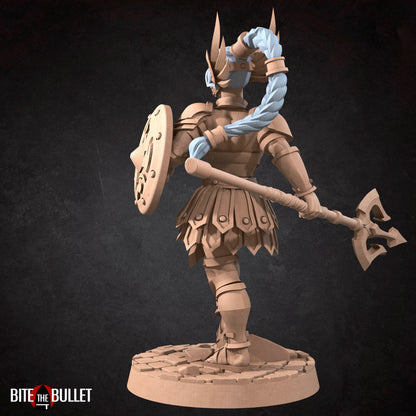 Exxotic Bullet Hell Amazon Hero | Woman Pinup SFW NSFW Model Miniature | Bite the Bullet