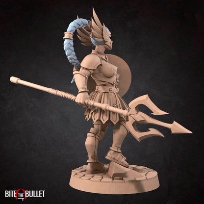 Exxotic Bullet Hell Amazon Hero | Woman Pinup SFW NSFW Model Miniature | Bite the Bullet