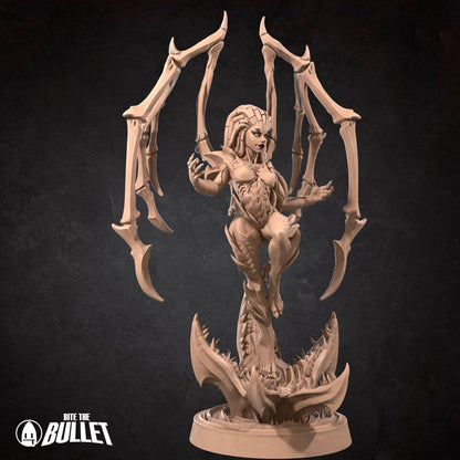 Exxotic Sarah, Queen of Blades | Angel Woman Pinup SFW NSFW Model Miniature | Bite the Bullet
