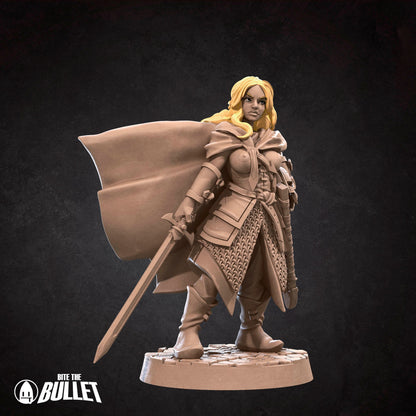 Exxotic Bullet Rings Shieldmaiden | Woman Pinup SFW NSFW Model Miniature | Bite the Bullet