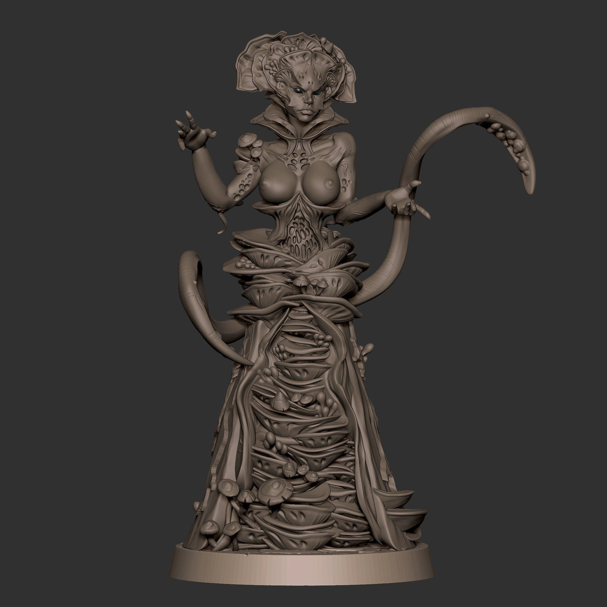 Exxotic Zuggy, Lord of the Abyss | Angel Woman Pinup SFW NSFW Model Miniature | Bite the Bullet