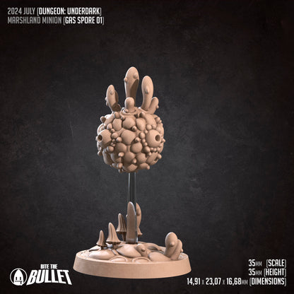 Gas Spores | TABLETOP SCALE | D&D TTRPG Miniature | Bite the Bullet