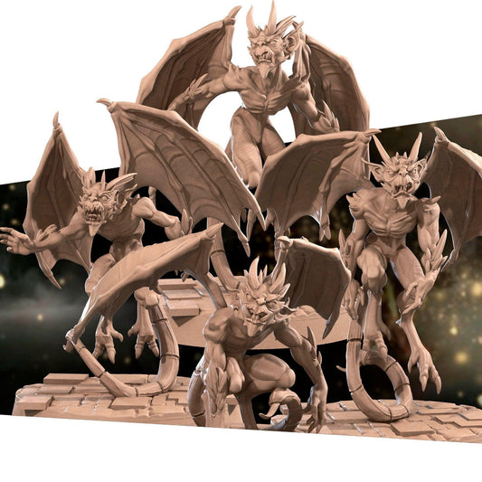 Imps, Blood Minions| TABLETOP SCALE | D&D TTRPG Miniature | Bite the Bullet