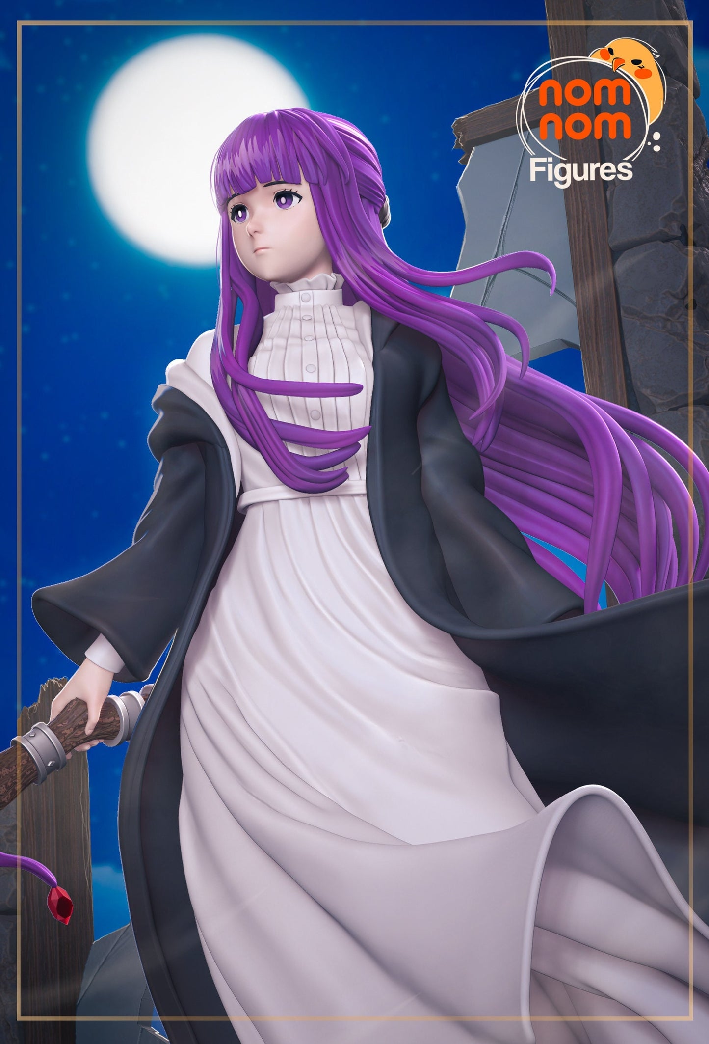 Young Human Mage | Resin Garage Kit Figure Anime Fan Art | Nomnom Figures