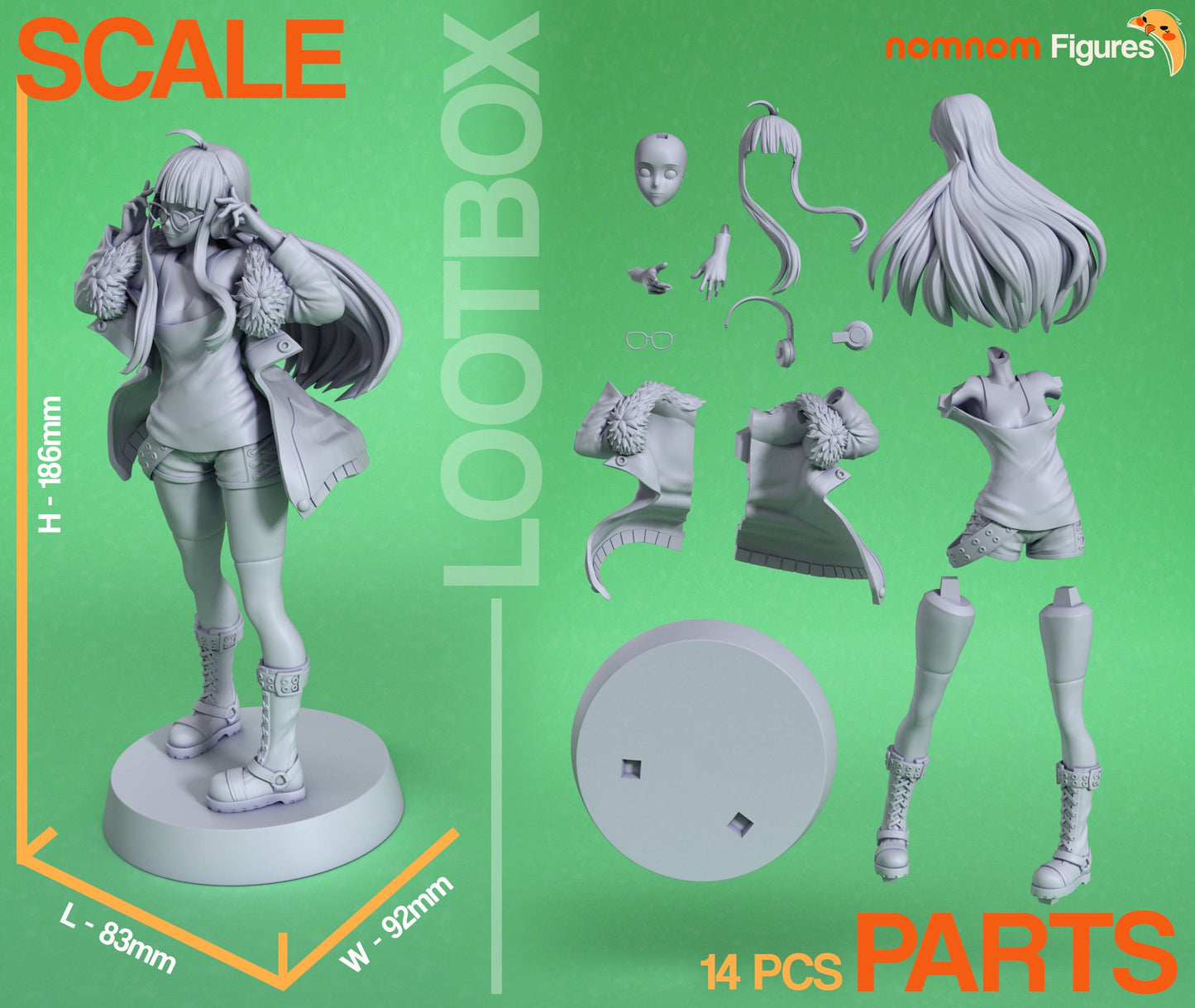 Anxious Oracle | Resin Garage Kit Figure Game Fan Art | Nomnom Figures