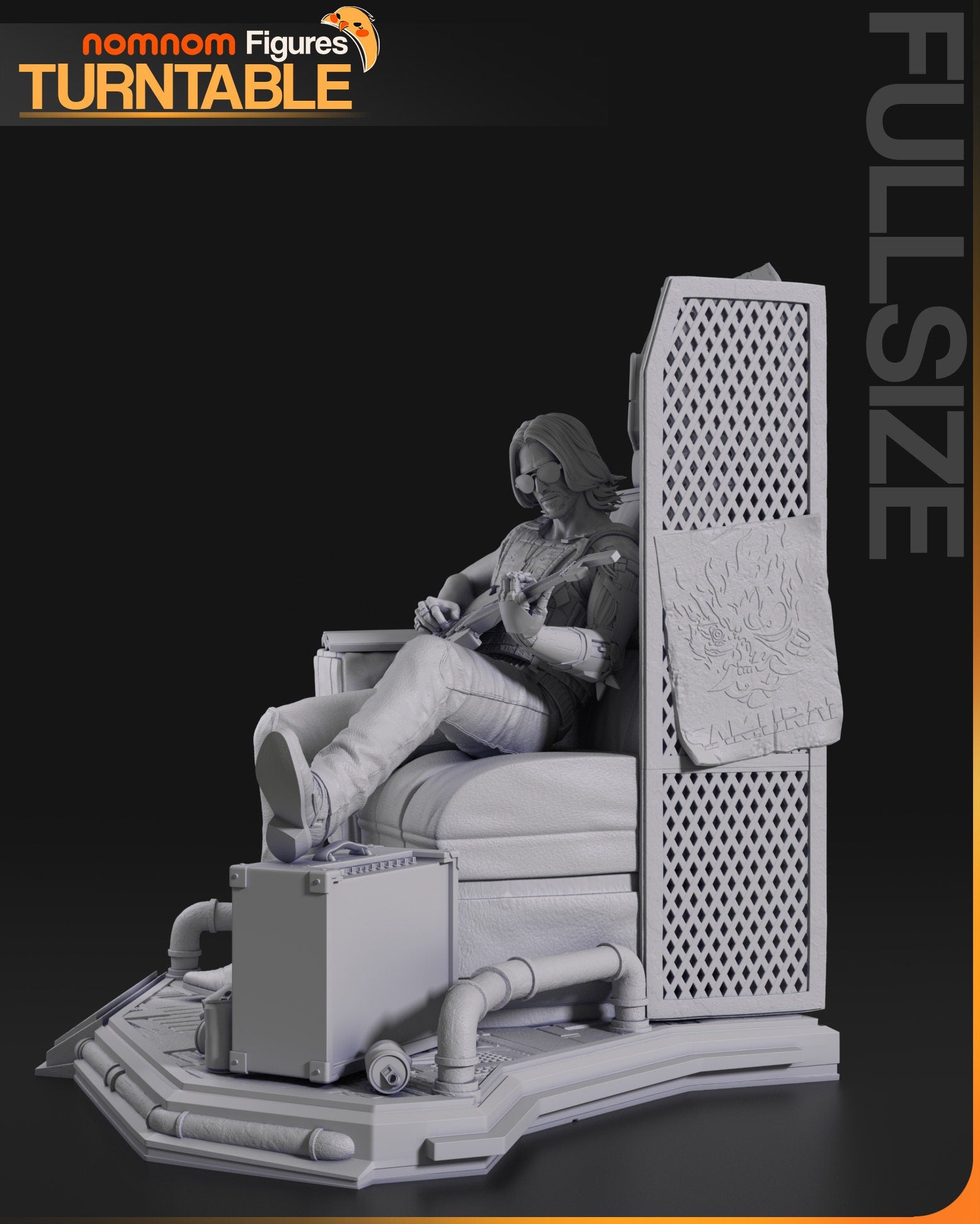 Famous Rockerboy | Resin Garage Kit Figure Game Fan Art | Nomnom Figures