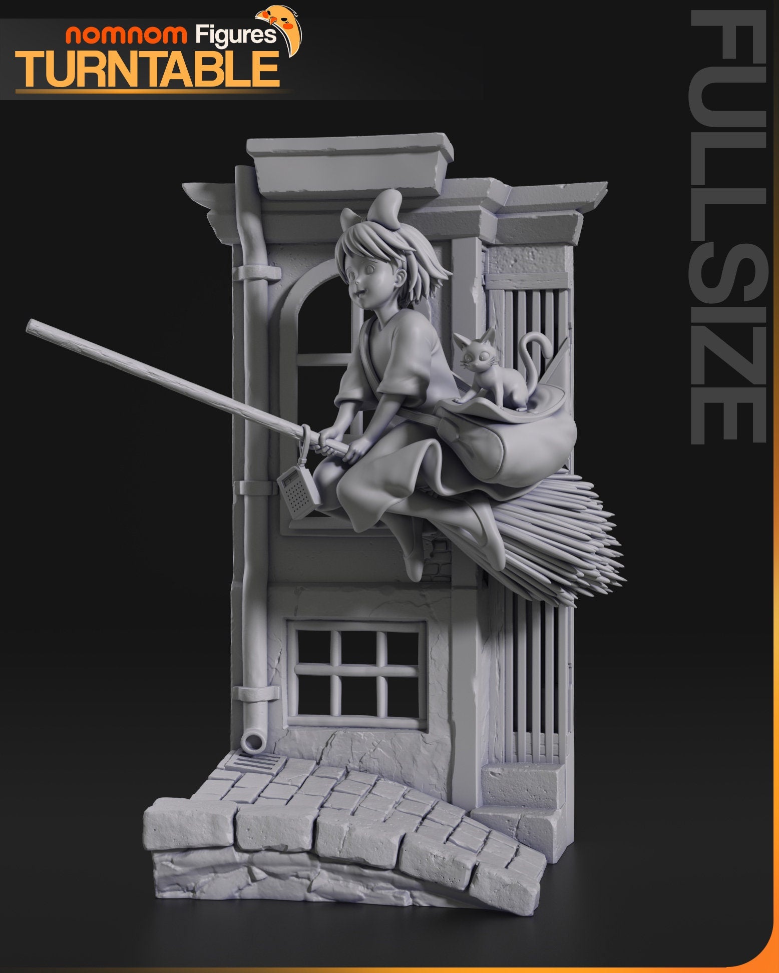 Delivery Witch | Resin Garage Kit Figure Anime Fan Art | Nomnom Figures