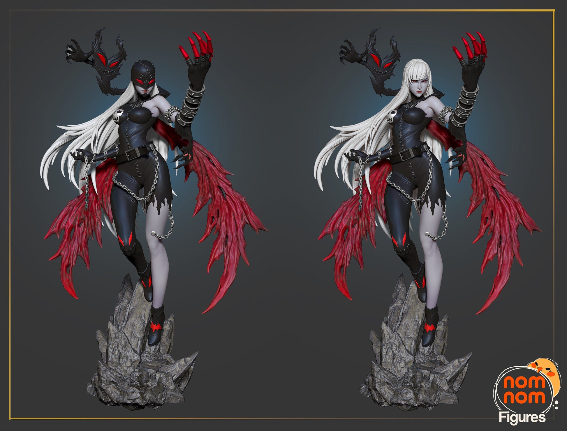 fallen monsters the fallen angel Fallen Angel Digital Monster | Resin Garage Kit Figure Game Fan Art | Nomnom Figures