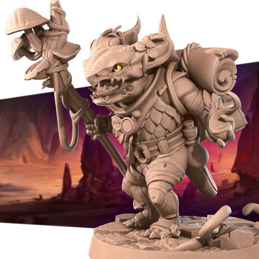 Kobold Druid | TABLETOP SCALE | D&D TTRPG Miniature | Bite the Bullet
