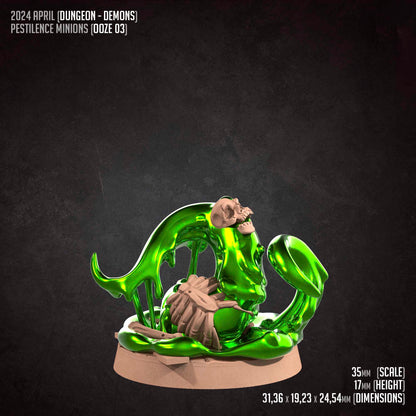 Oozes | TABLETOP SCALE | D&D TTRPG Miniature | Bite the Bullet