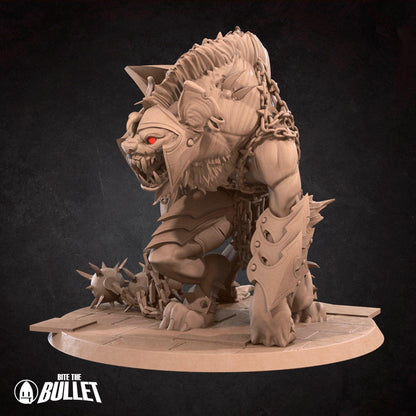 Yeenoghu, Savagery Boss | TABLETOP SCALE | D&D TTRPG Miniature | Bite the Bullet | Unpainted, Unplated Resin 8k