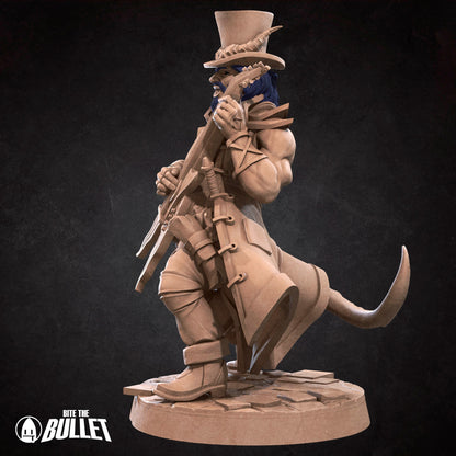 Tiefling Bard, Male | TABLETOP SCALE | D&D TTRPG Miniature | Bite the Bullet | Unpainted, Unplated Resin 8k