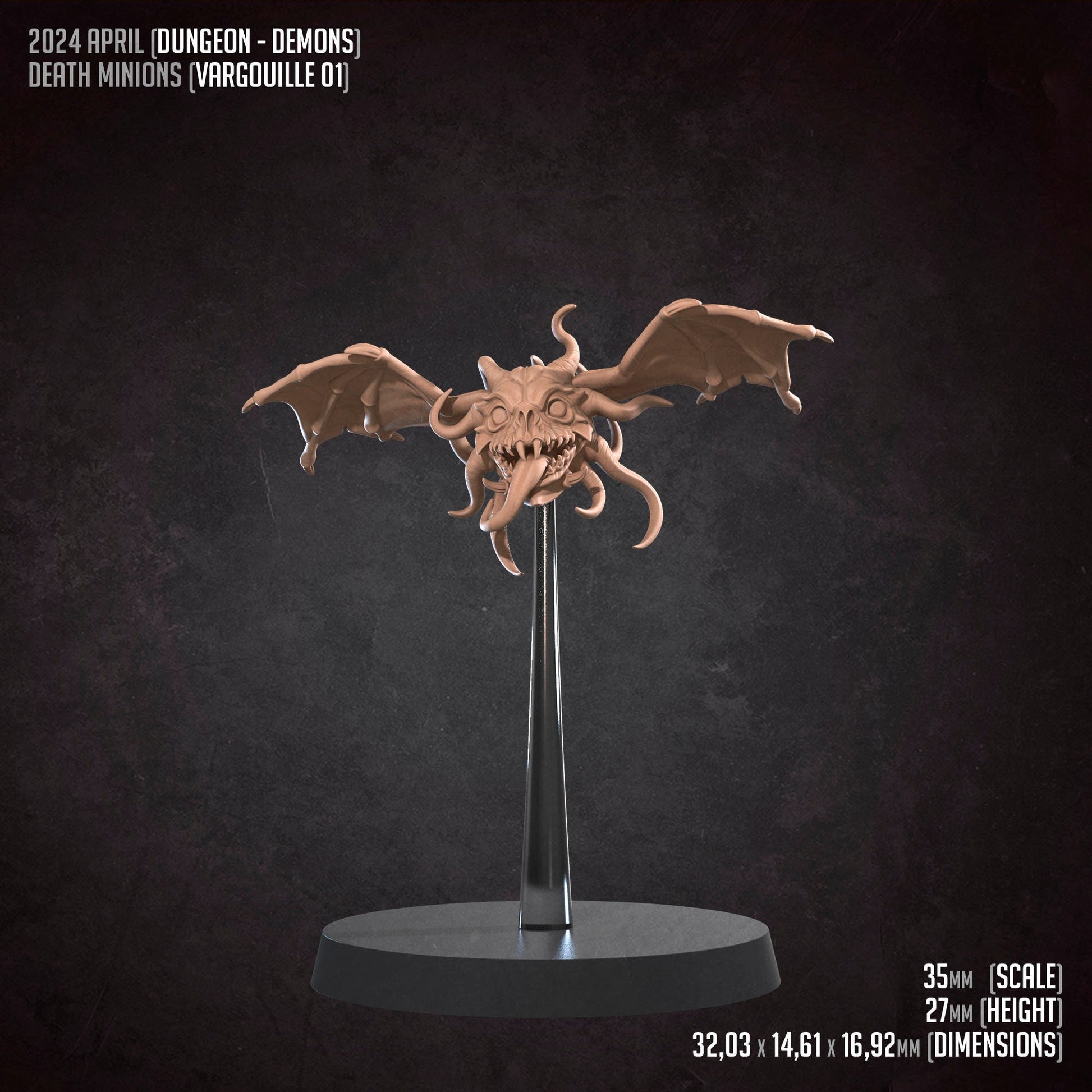 Vargouilles | TABLETOP SCALE | D&D TTRPG Miniature | Bite the Bullet