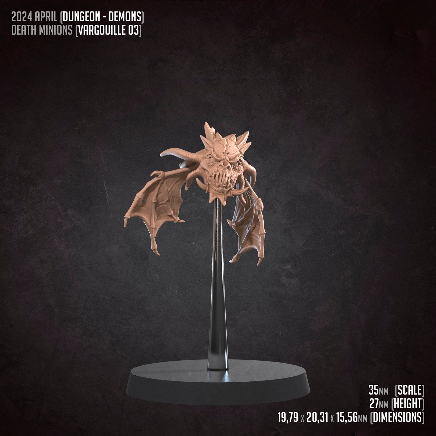 Vargouilles | TABLETOP SCALE | D&D TTRPG Miniature | Bite the Bullet