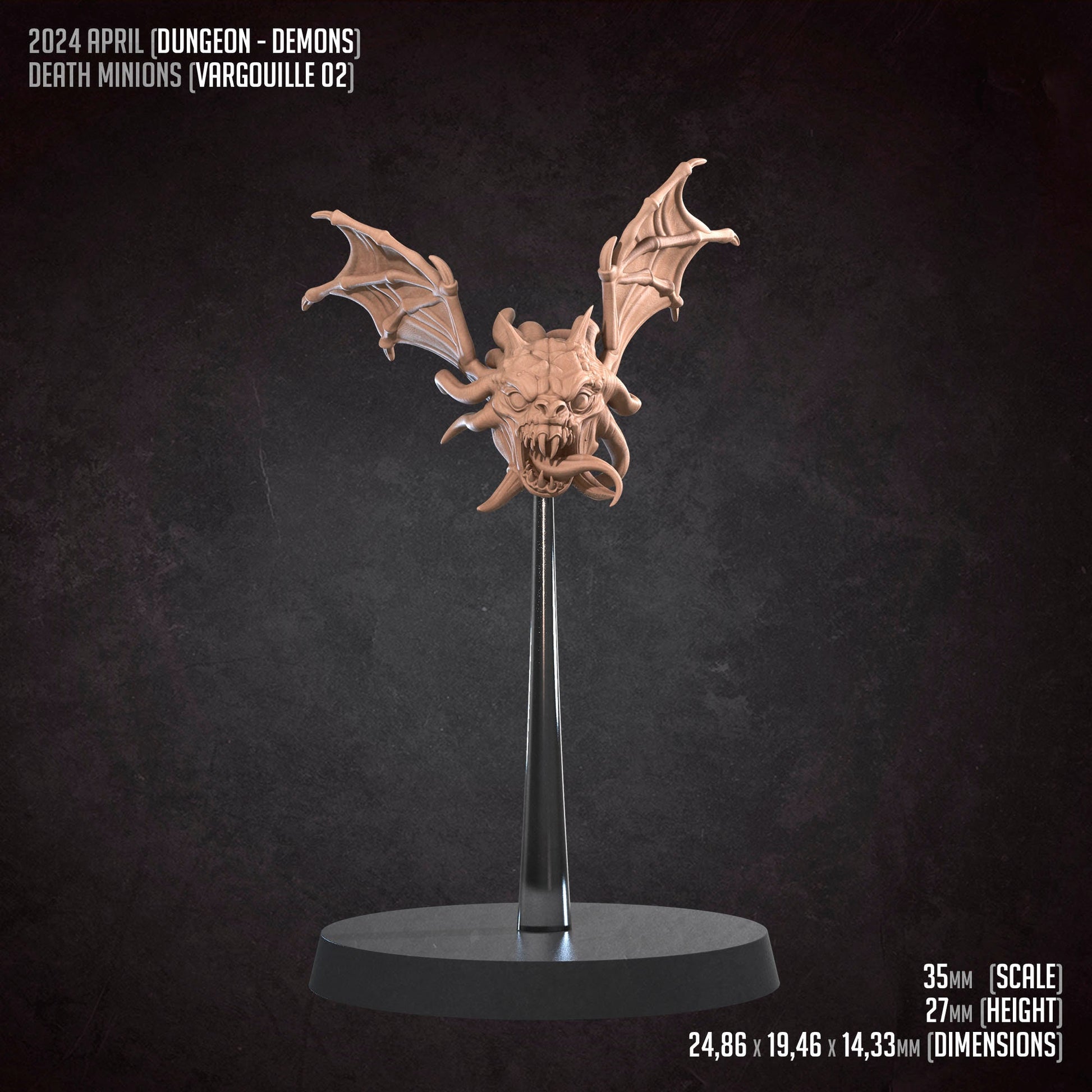 Vargouilles | TABLETOP SCALE | D&D TTRPG Miniature | Bite the Bullet