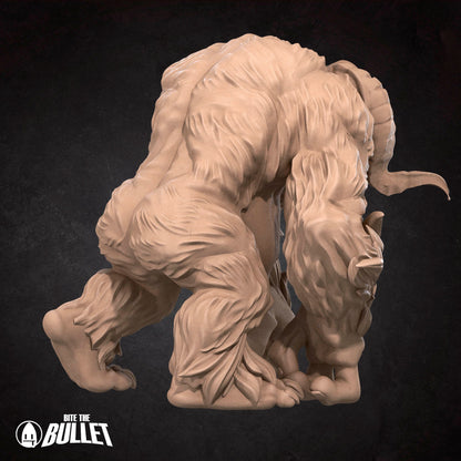 Yeti Monster | TABLETOP SCALE | D&D TTRPG Miniature | Bite the Bullet