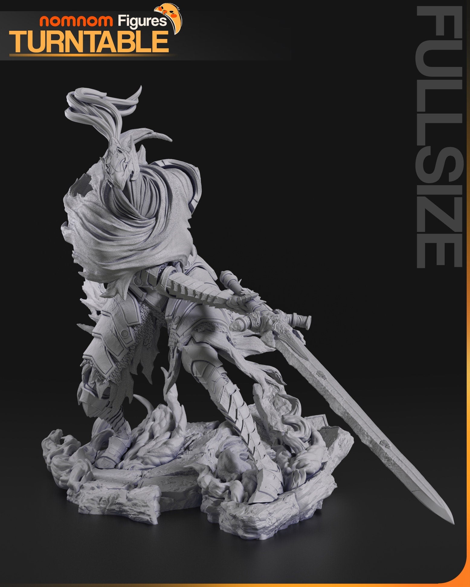 Abyss Walker | Resin Garage Kit Sculpture Video Game Fan Art Statue | Nomnom Figures