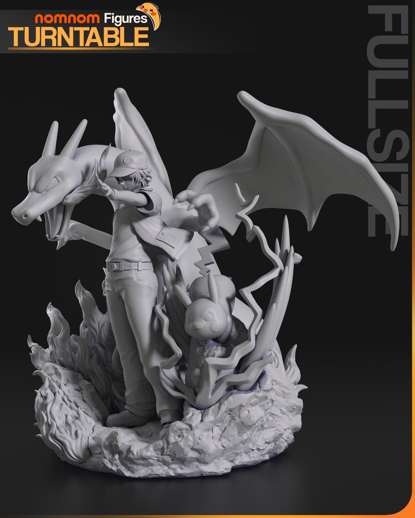 Red Trainer | Resin Garage Kit Figure Game Fan Art | Nomnom Figures