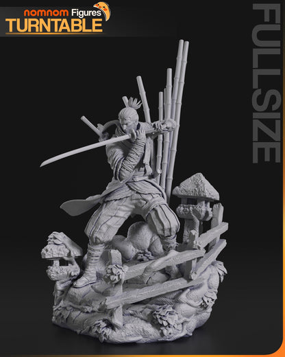 One Armed Wolf | Resin Garage Kit Figure Game Fan Art | Nomnom Figures