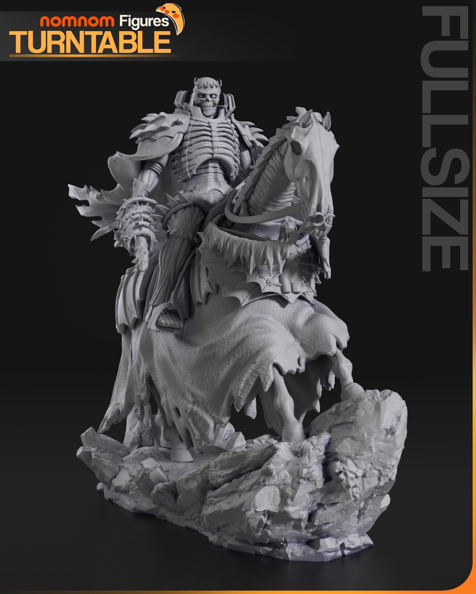 Skeletal Knight | Resin Garage Kit Figure Anime Manga Fan Art | Nomnom Figures
