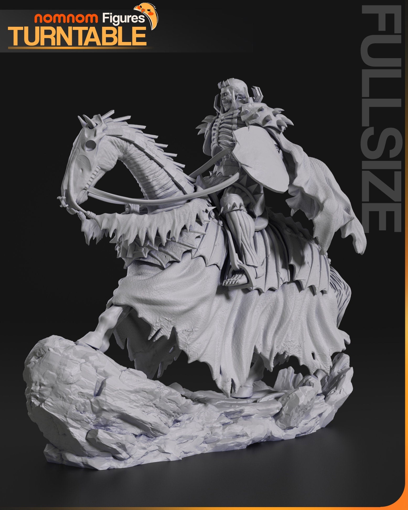 Skeletal Knight | Resin Garage Kit Figure Anime Manga Fan Art | Nomnom Figures