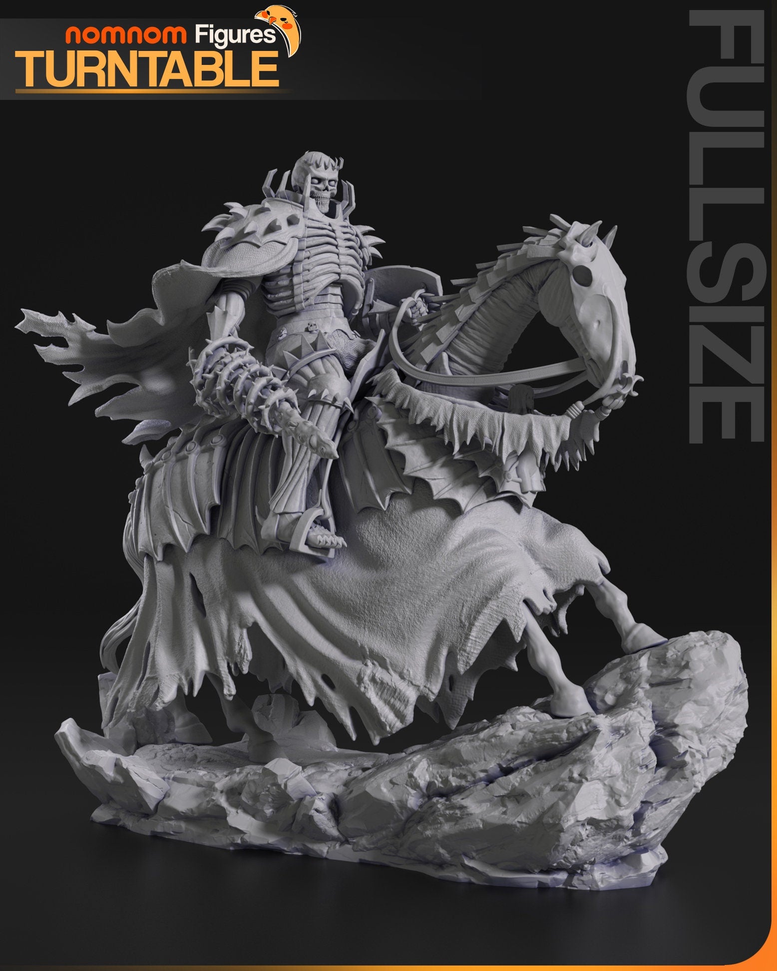 Skeletal Knight | Resin Garage Kit Figure Anime Manga Fan Art | Nomnom Figures