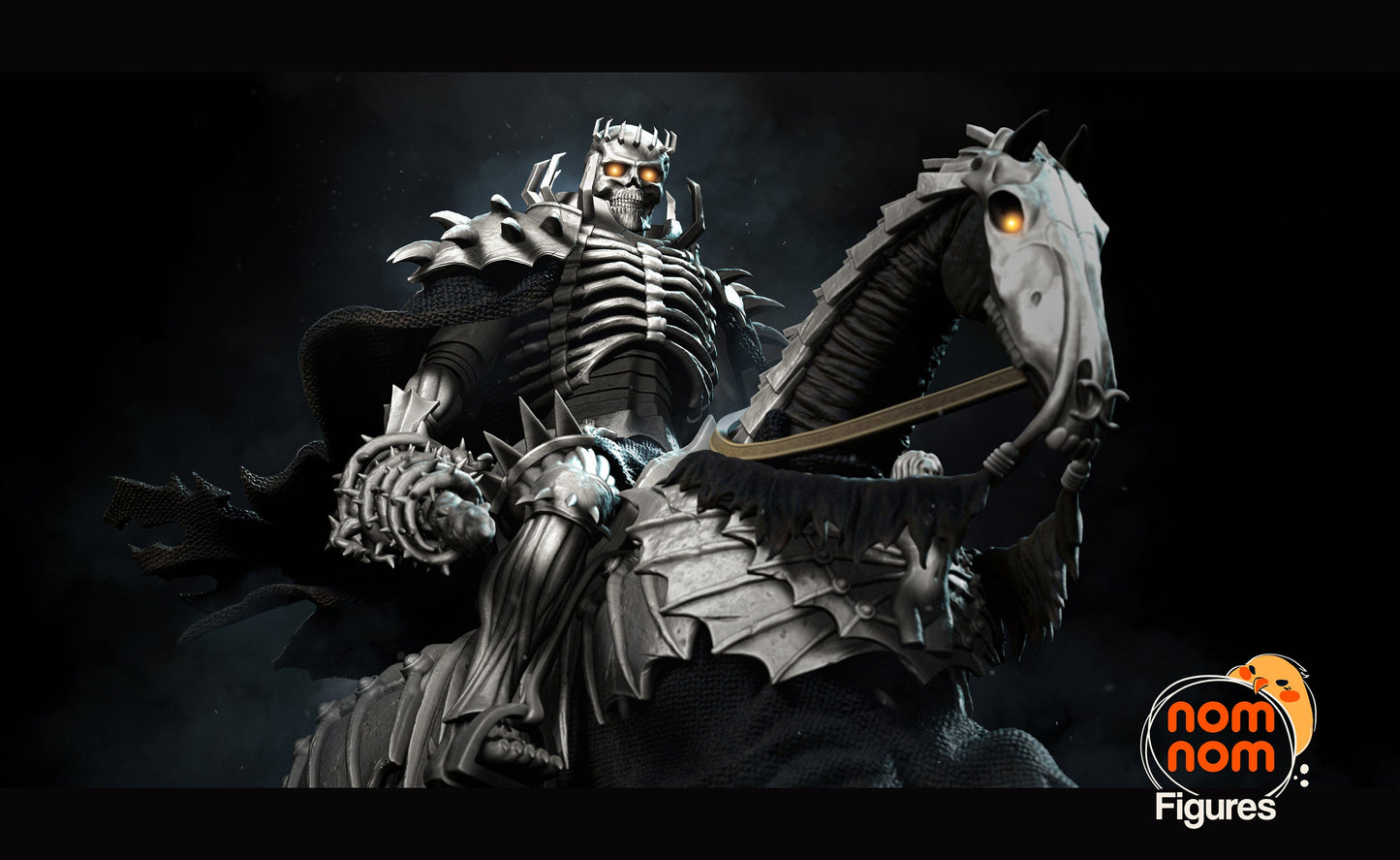 Skeletal Knight | Resin Garage Kit Figure Anime Manga Fan Art | Nomnom Figures
