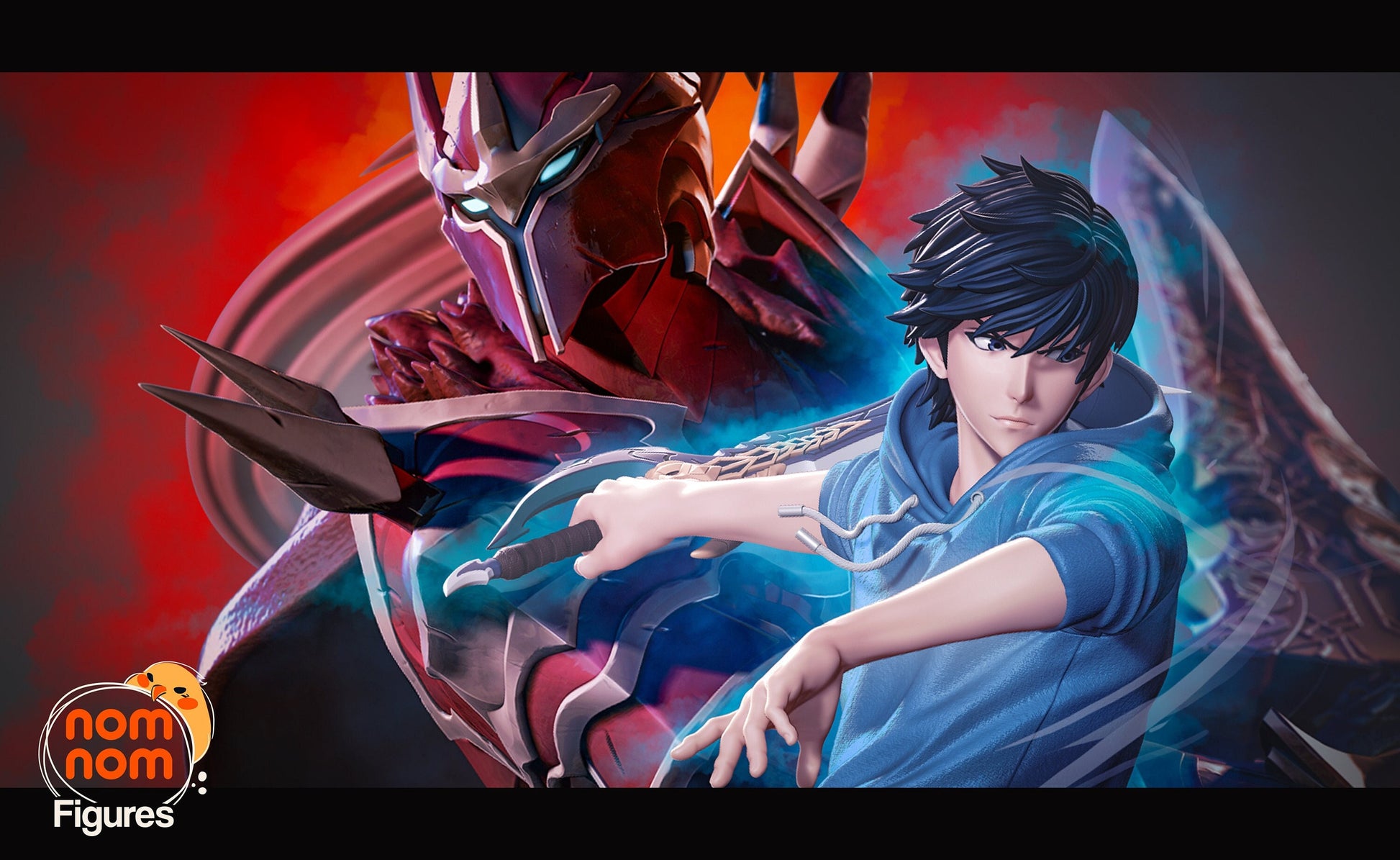 Shadow Monarch | Resin Garage Kit Figure Anime Comic Fan Art | Nomnom Figures