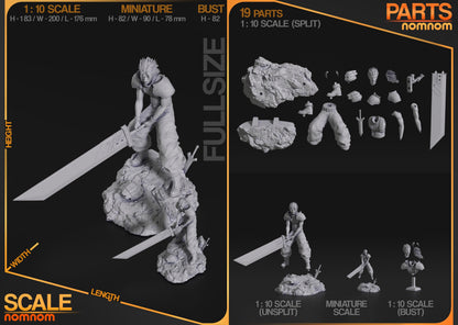 Enthusiastic SOLDIER | Resin Garage Kit Figure Game Fan Art | Nomnom Figures