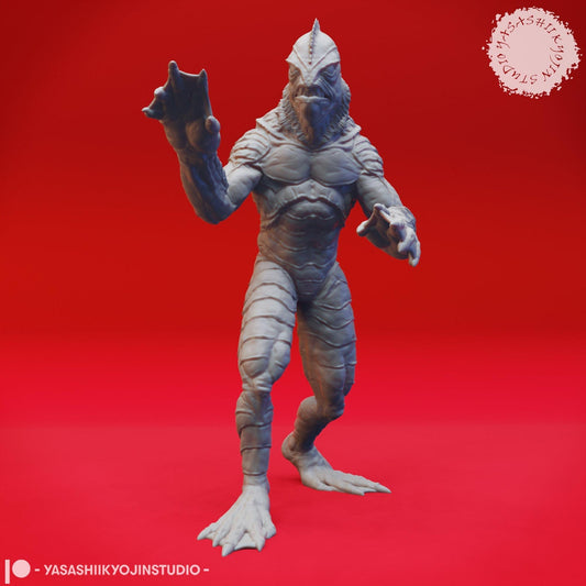 Gill-man, Swamp Monster | TABLETOP SCALE | D&D TTRPG Monster Miniature | Yasashii Kyojin Studio