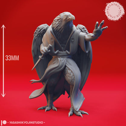 Wereravens | TABLETOP SCALE | D&D TTRPG Monster Miniature | Yasashii Kyojin Studio