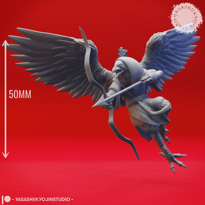 Wereravens | TABLETOP SCALE | D&D TTRPG Monster Miniature | Yasashii Kyojin Studio