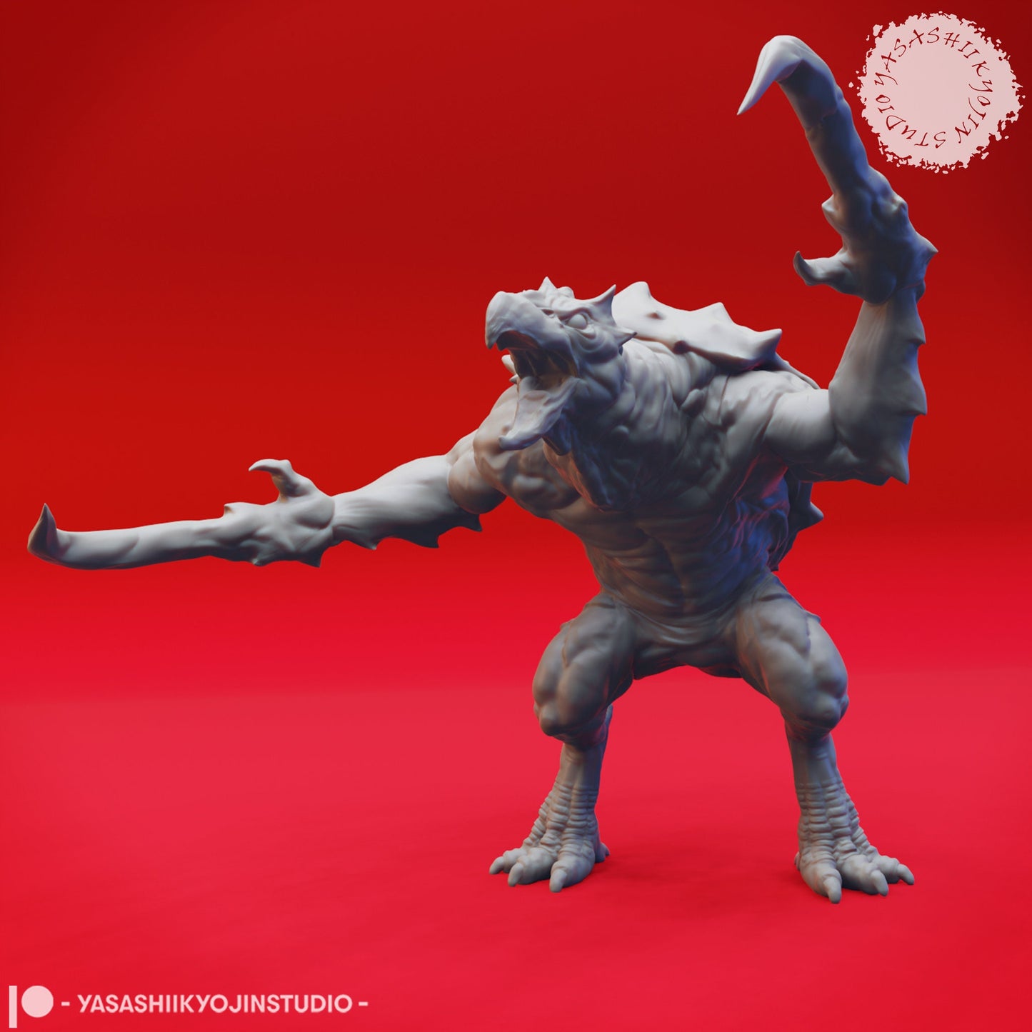 Hook Horror | TABLETOP SCALE | D&D TTRPG Monster Miniature | Yasashii Kyojin Studio