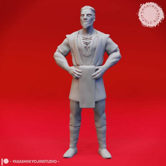 Townsfolk NPCs | TABLETOP SCALE | D&D TTRPG Monster Miniature | Yasashii Kyojin Studio