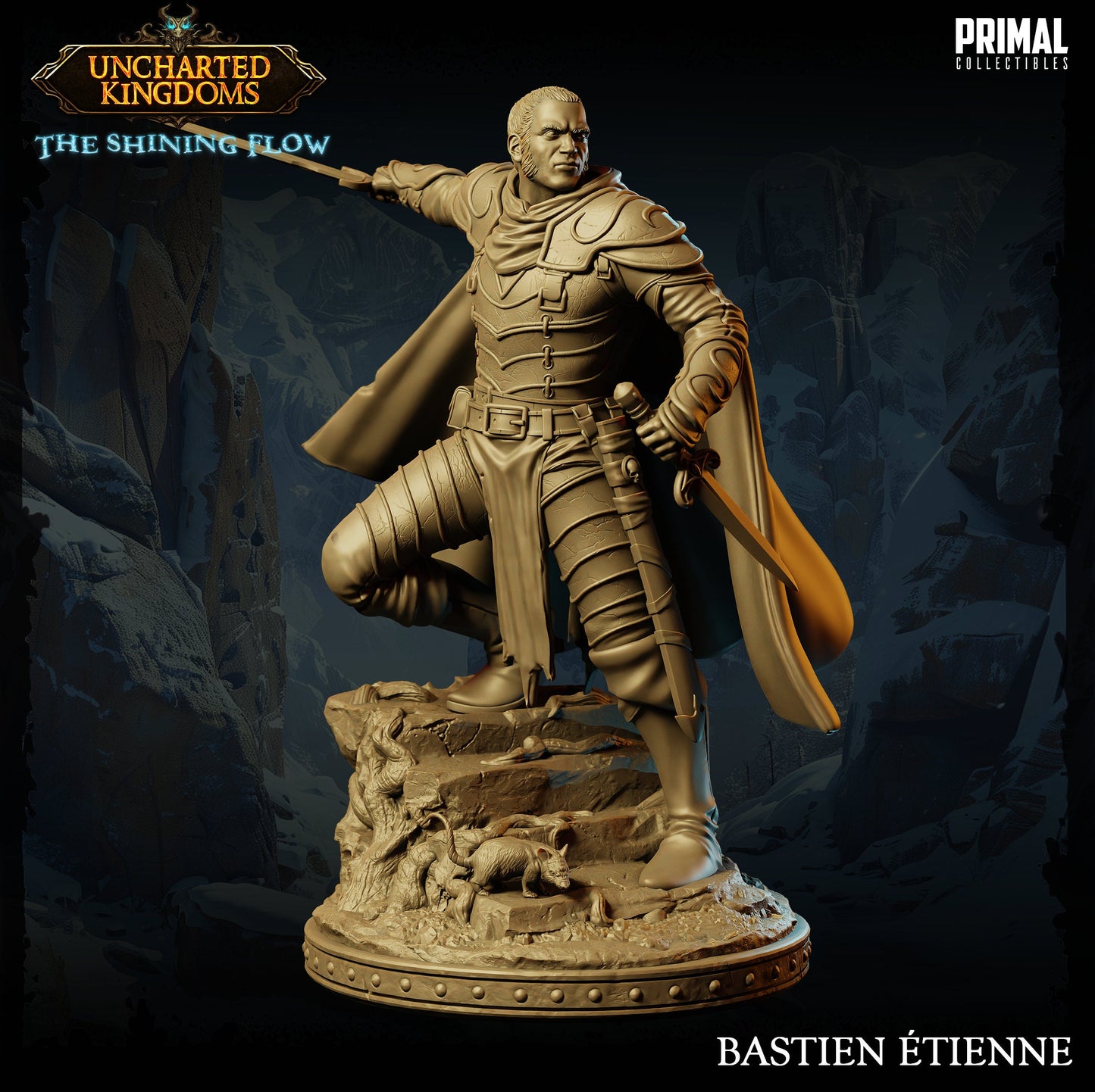 Assassin Bastien | Tabletop Scale | TTRPG D&D Miniature | Primal Collectibles