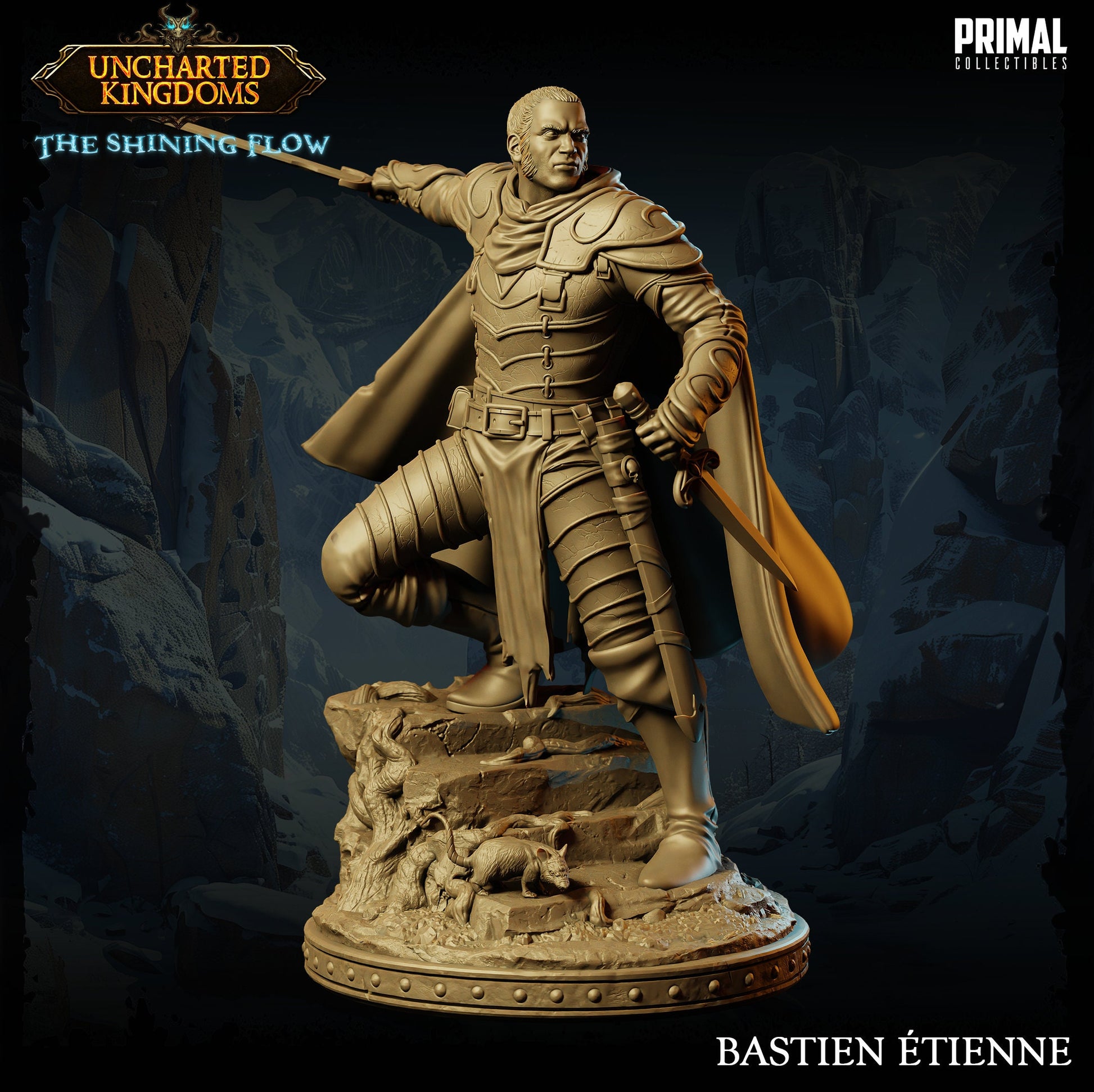 Assassin Bastien | Tabletop Scale | TTRPG D&D Miniature | Primal Collectibles