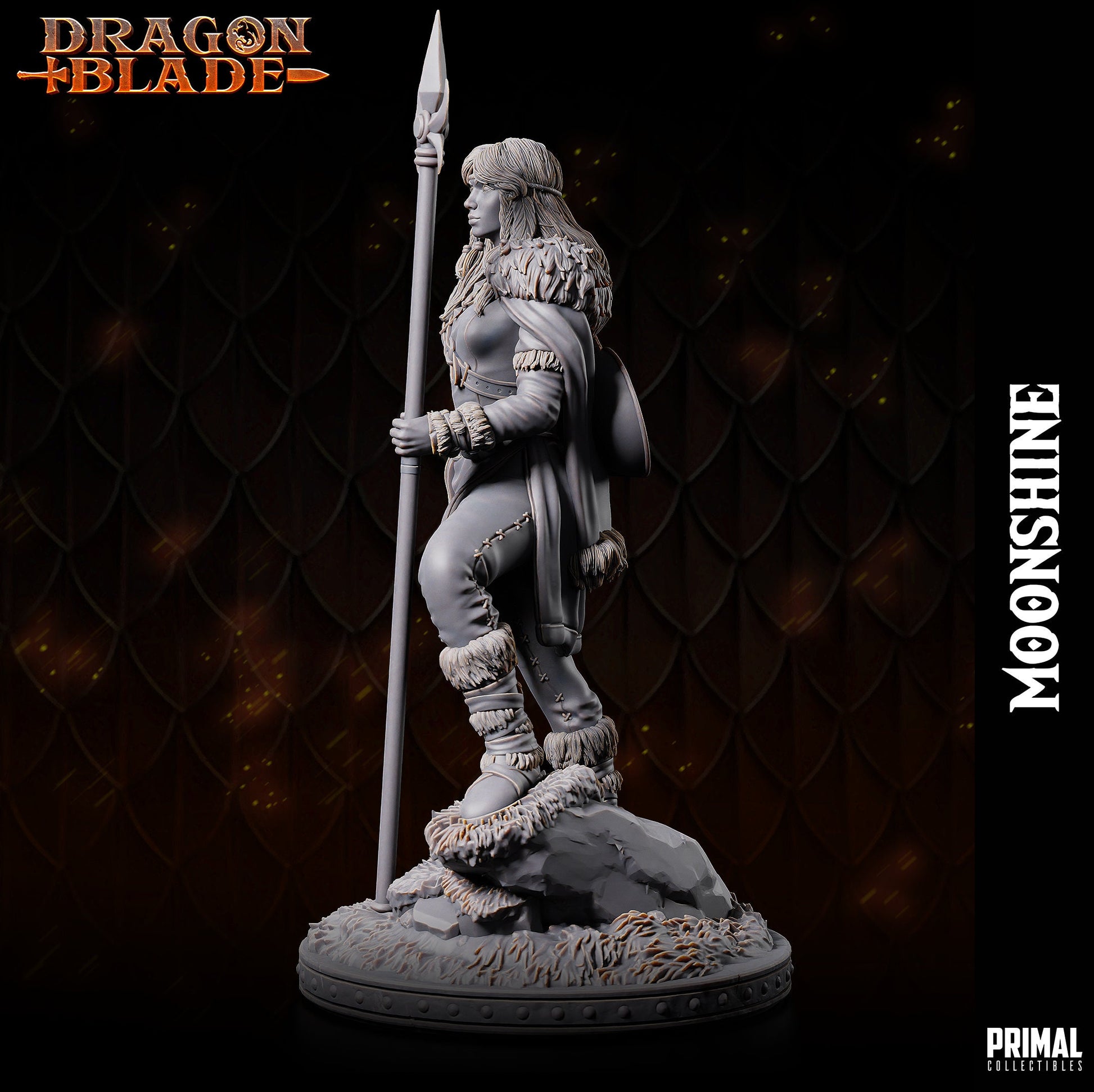 Cleric Moonshine | Tabletop Scale | TTRPG D&D Miniature | Primal Collectibles