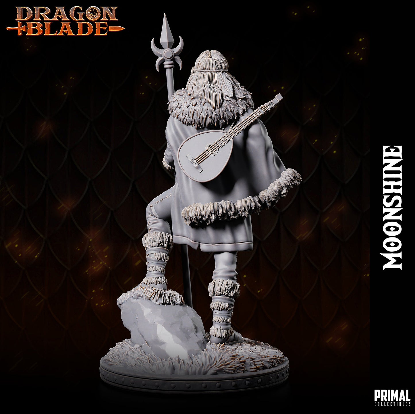 Cleric Moonshine | Tabletop Scale | TTRPG D&D Miniature | Primal Collectibles