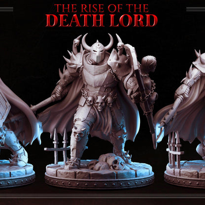 Dark Knight Kalsour | The Rise of the Death Lord | TTRPG D&D Miniature | Primal Collectibles