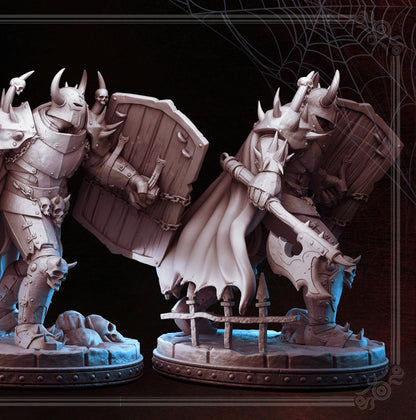Dark Knight Kalsour | The Rise of the Death Lord | TTRPG D&D Miniature | Primal Collectibles
