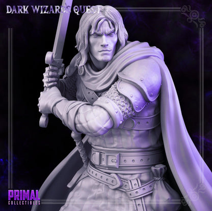Ducard Swordsman | Dark Wizards Quest | TTRPG D&D Miniature | Primal Collectibles