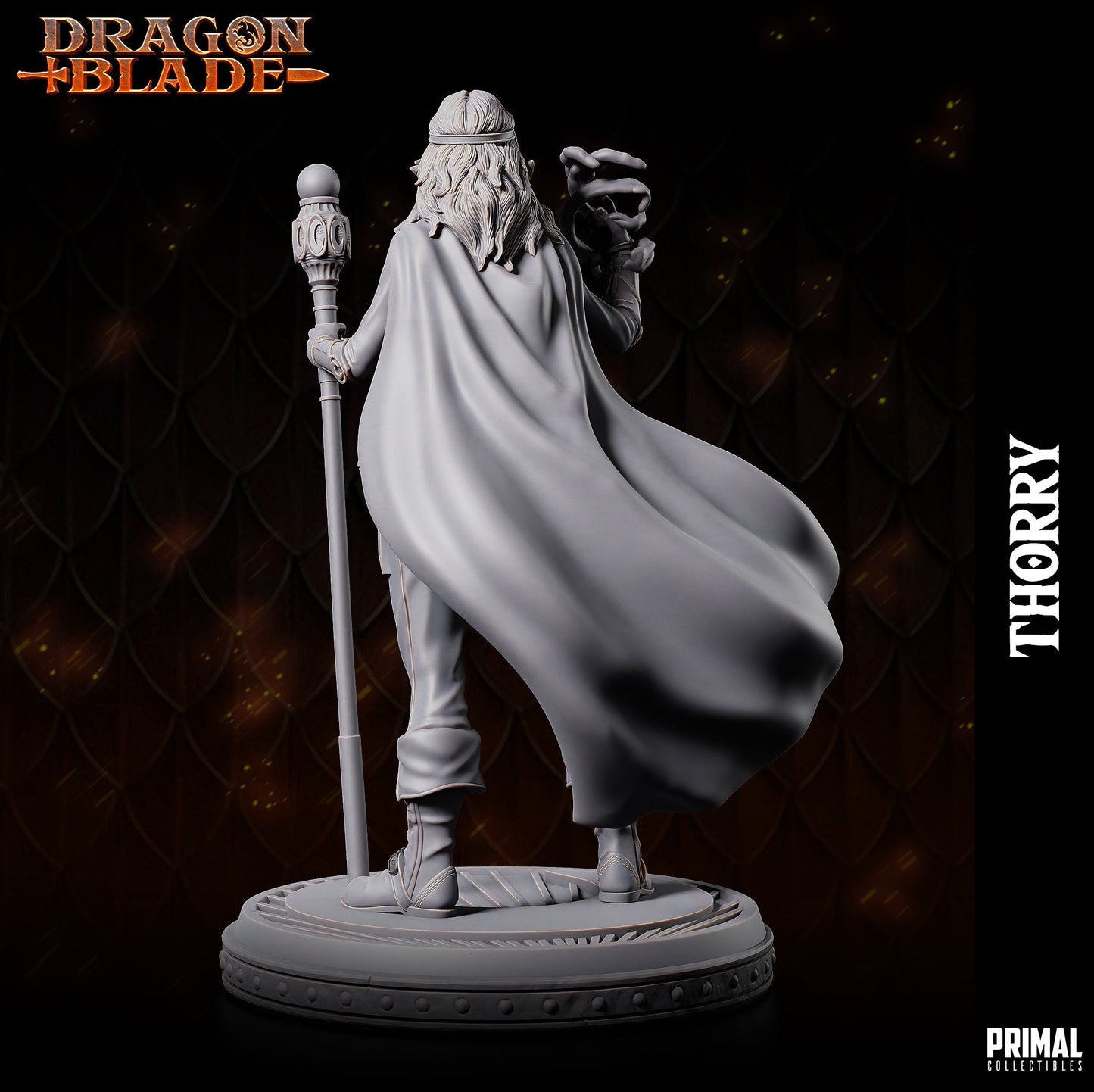 Female Wizard Thorry | Tabletop Scale | TTRPG D&D Miniature | Primal Collectibles