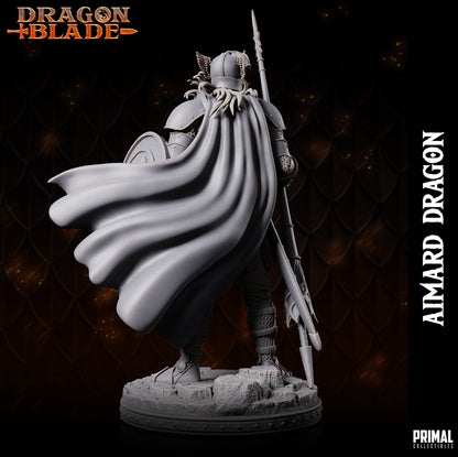 Fighter Aimard | Dragonblade | TTRPG D&D Miniature | Primal Collectibles