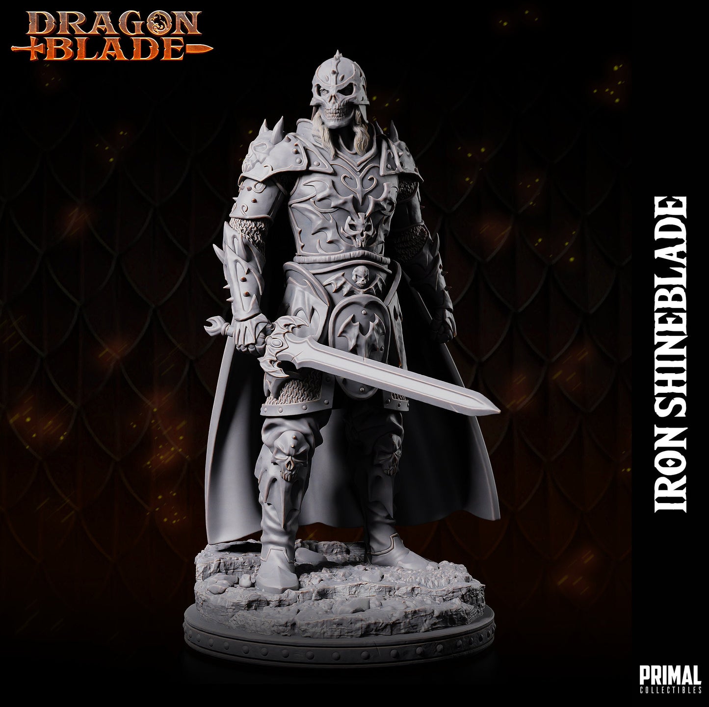 Fighter Iron Shineblade | Tabletop Scale | TTRPG D&D Miniature | Primal Collectibles