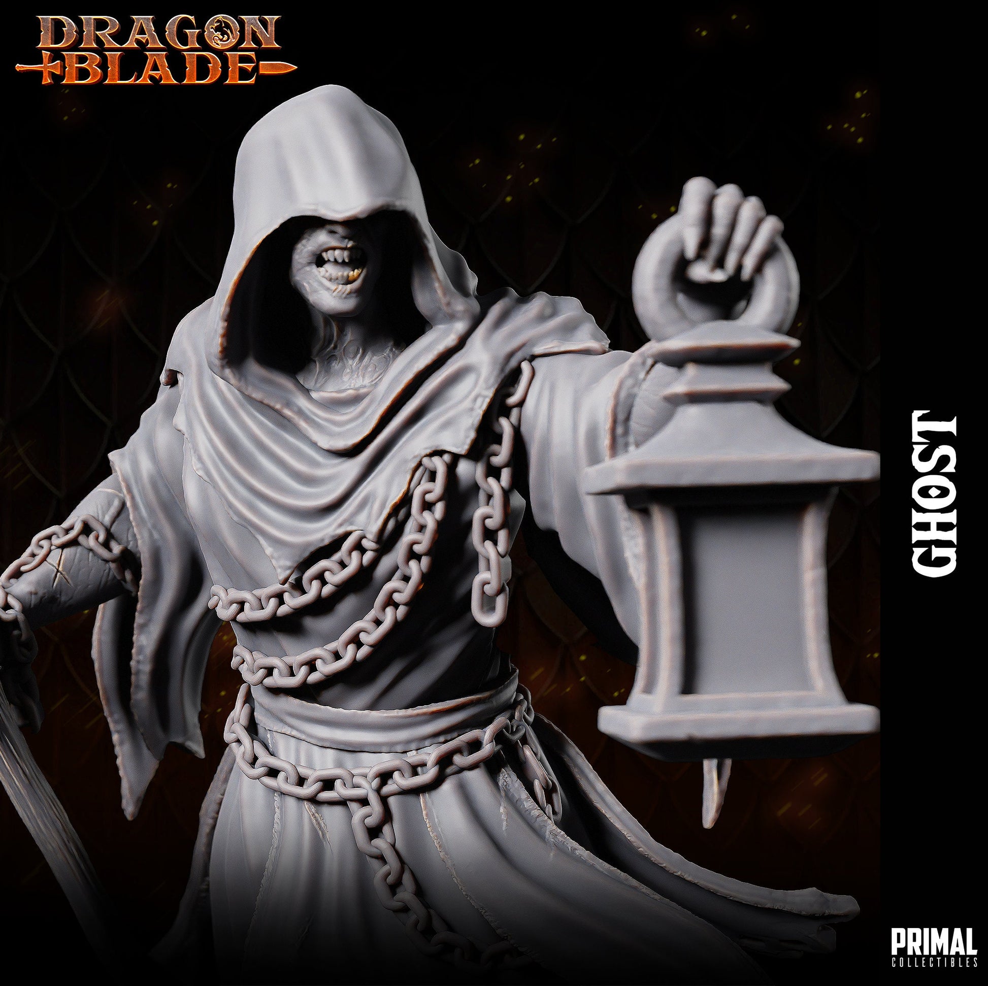 Ghost | Dragonblade | TTRPG D&D Miniature | Primal Collectibles