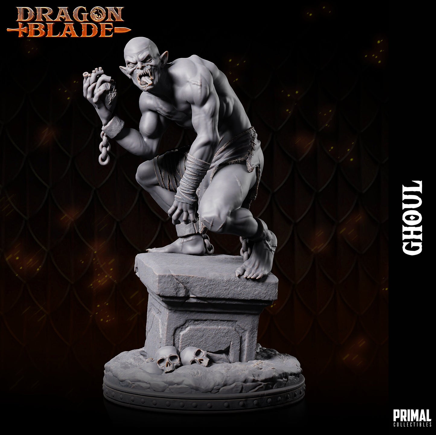 Ghoul | Tabletop Scale | TTRPG D&D Miniature | Primal Collectibles