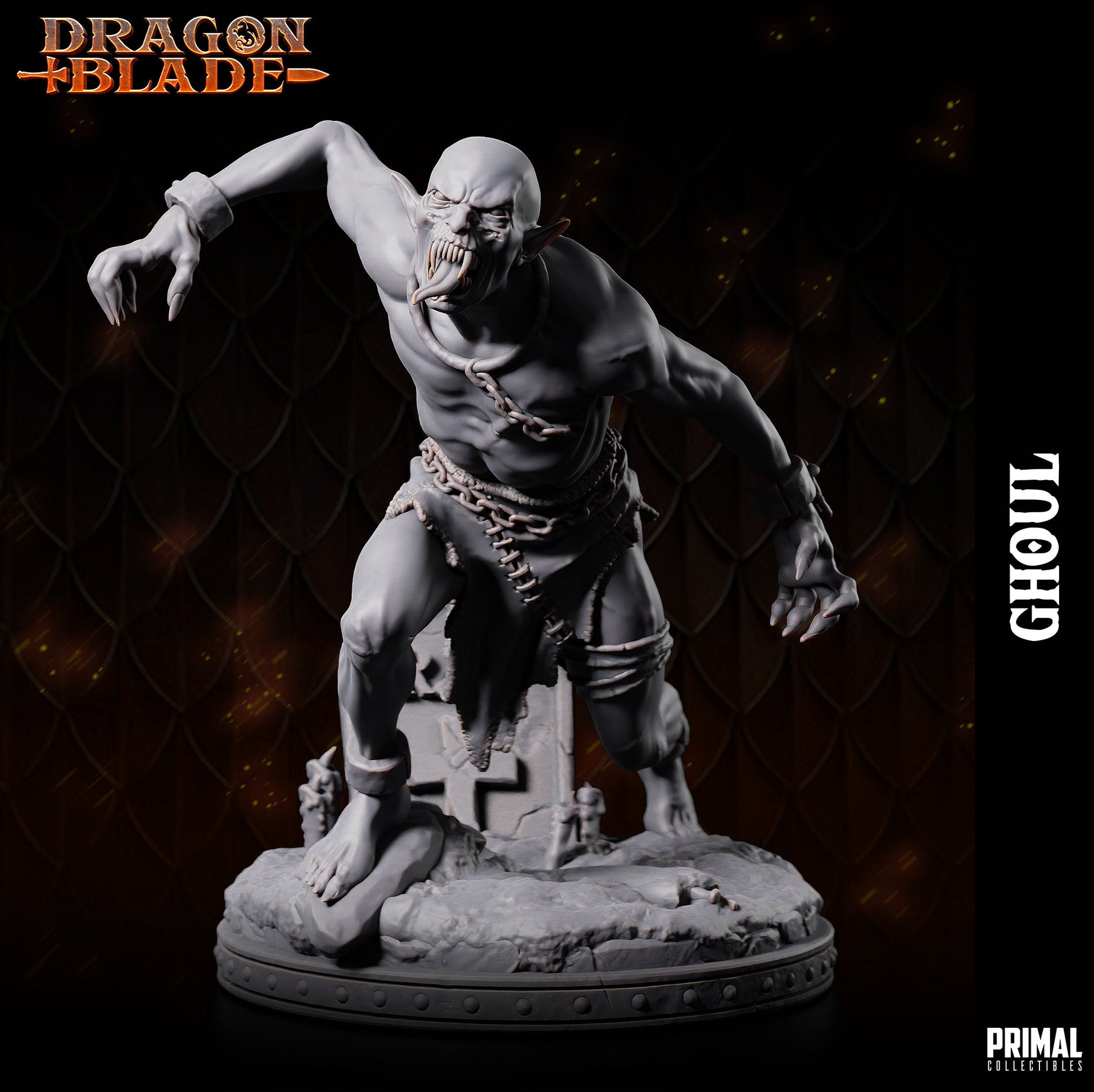 Ghoul | Tabletop Scale | TTRPG D&D Miniature | Primal Collectibles