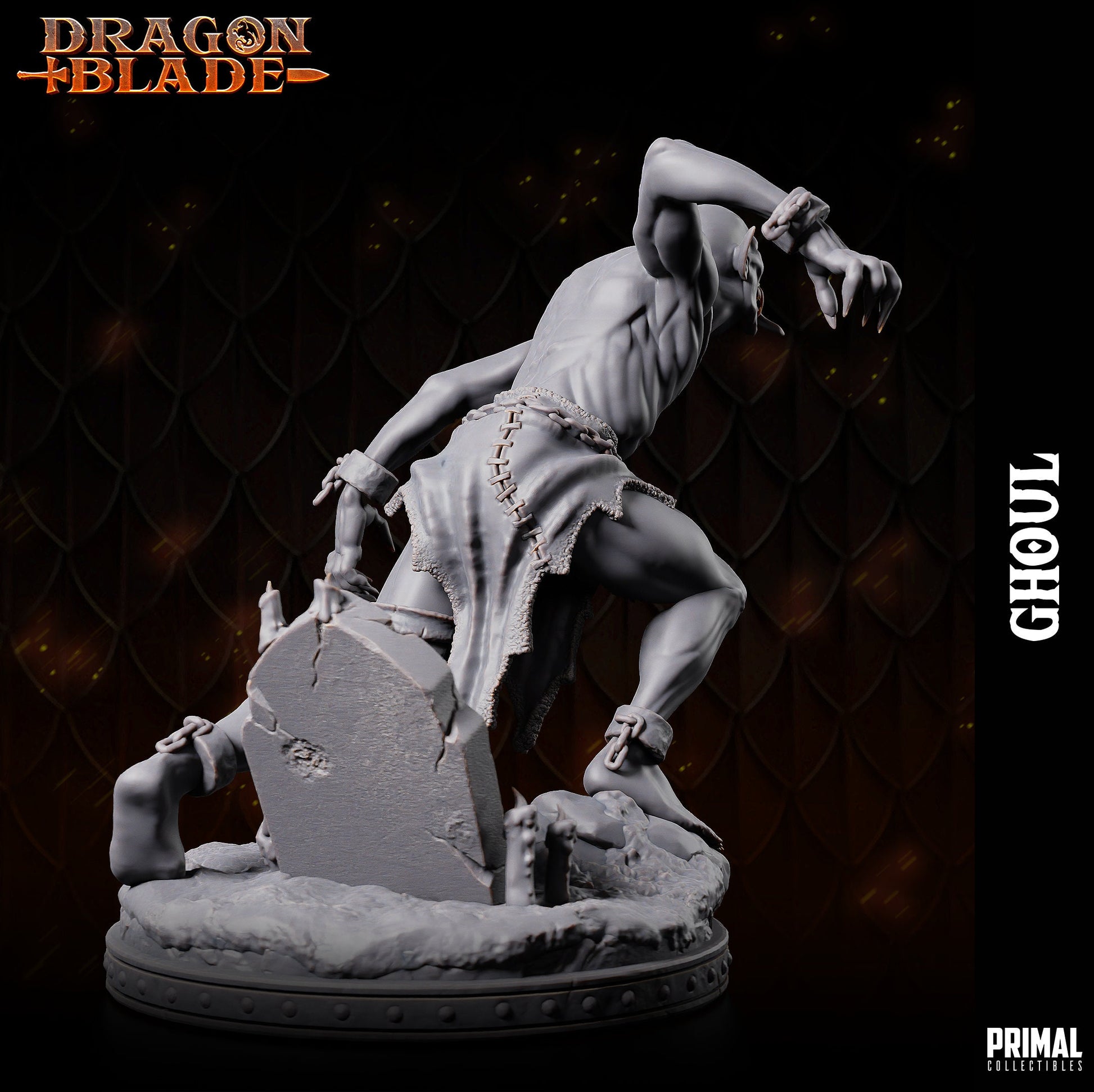 Ghoul | Tabletop Scale | TTRPG D&D Miniature | Primal Collectibles