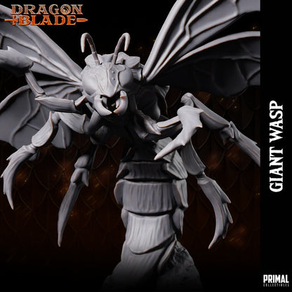 Giant Wasp | Dragonblade | TTRPG D&D Miniature | Primal Collectibles