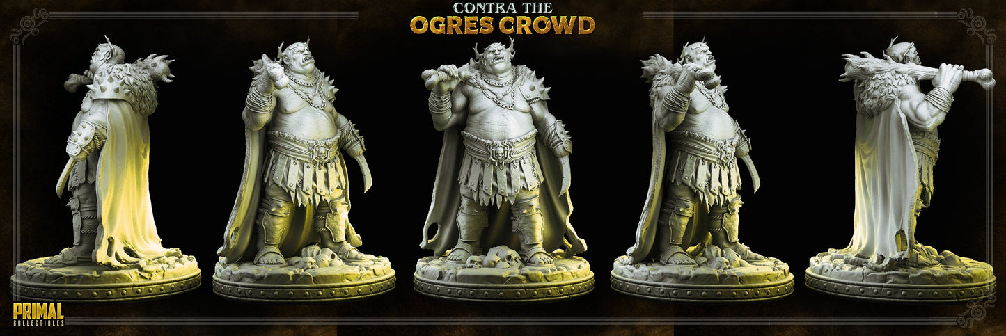 Ogre Lord Gundahar | Tabletop Scale | TTRPG D&D Miniature | Primal Collectibles